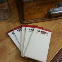 1 carnets de garcon de cafe martini