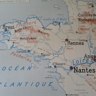 1 carte bretagne normandie