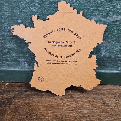 Carte de France - Orange