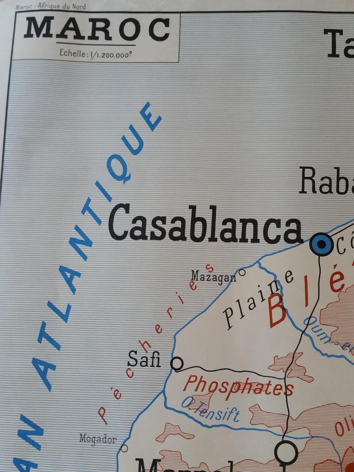 1 carte maroc afrique du nord