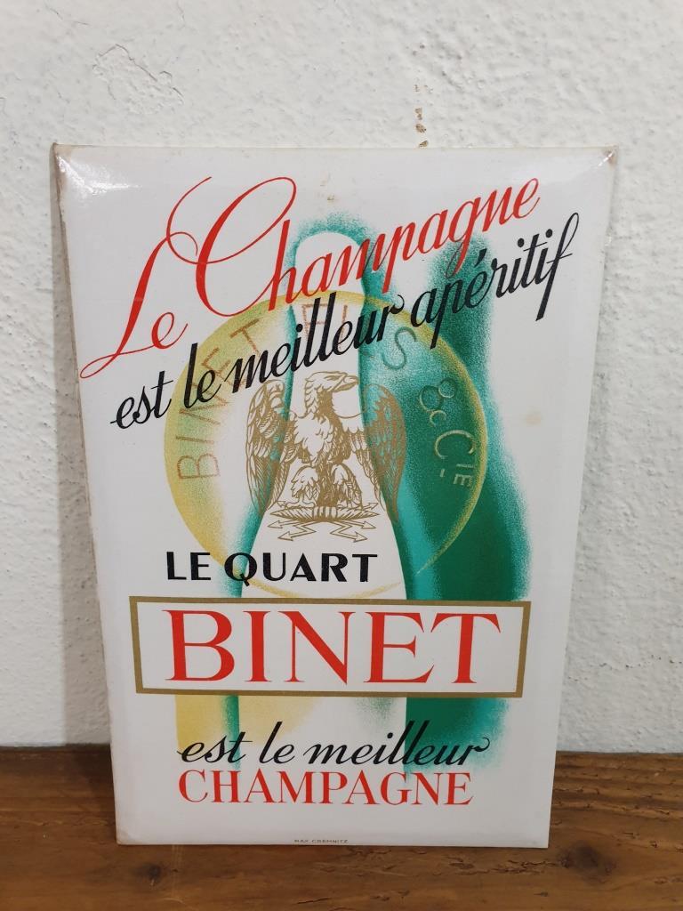 1 carton publicitaire champagne binet