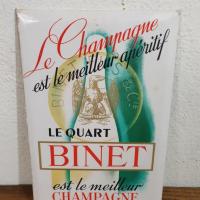 1 carton publicitaire champagne binet