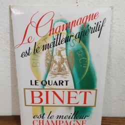 Publicité Champagne BINET