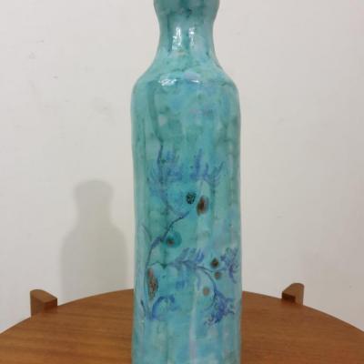 1 ceramique bleue turquoise