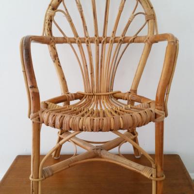 1 chaise osier enfant