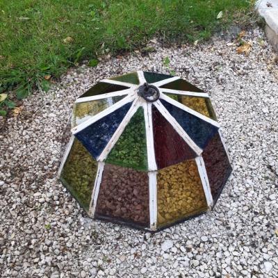 1 cloche de potager vitraux