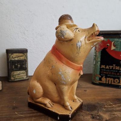 1 cochon tirelire de boucher