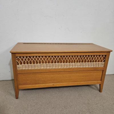 1 coffre a jouet en rotin