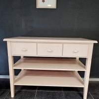 1 commode rose poudre