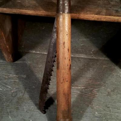1 couteau scie de jardinier