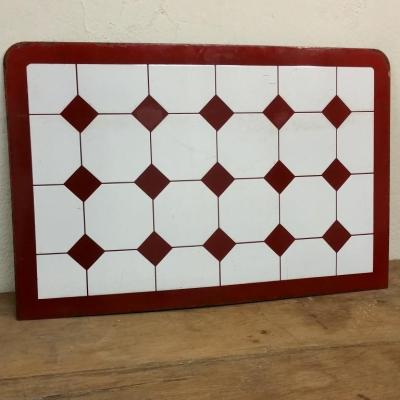 1 credence plaque emaillee