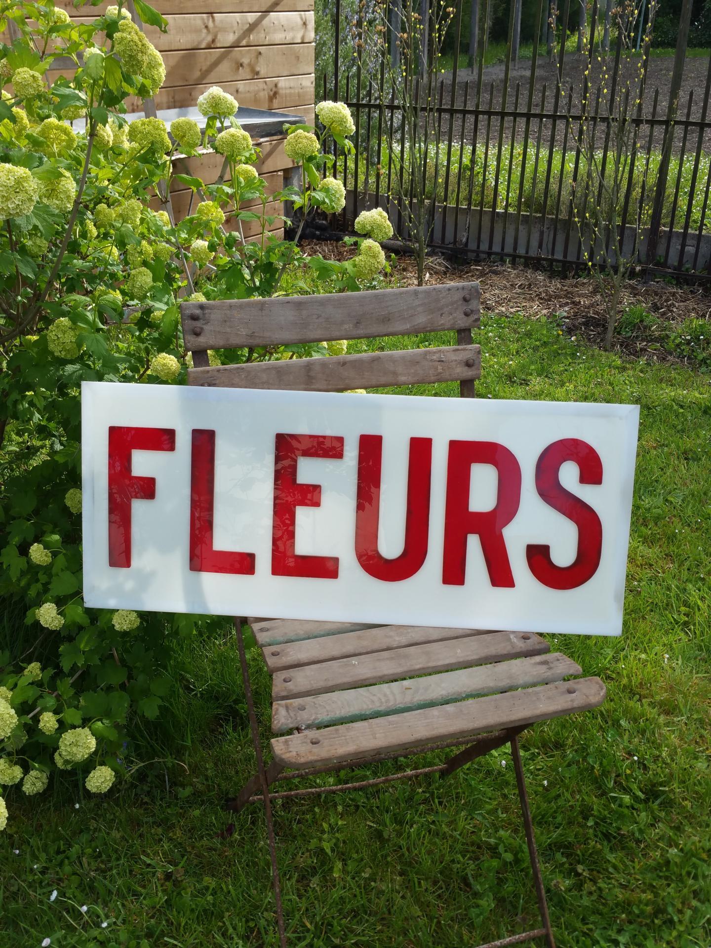 1 enseigne fleuriste