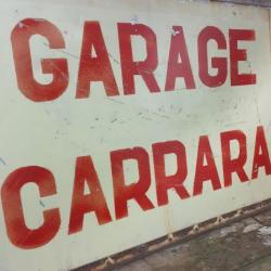 Enseigne de garage
