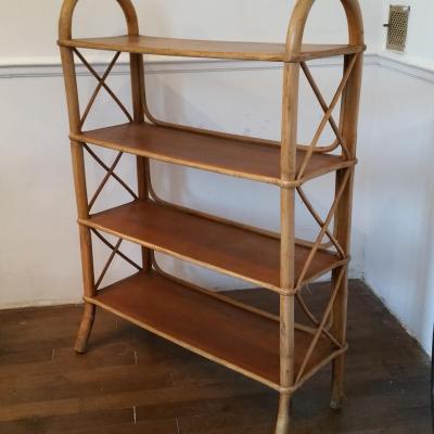 1 etagere bambou rotin