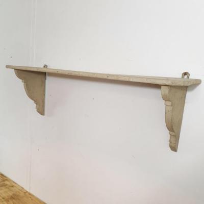 1 etagere murale en bois peint