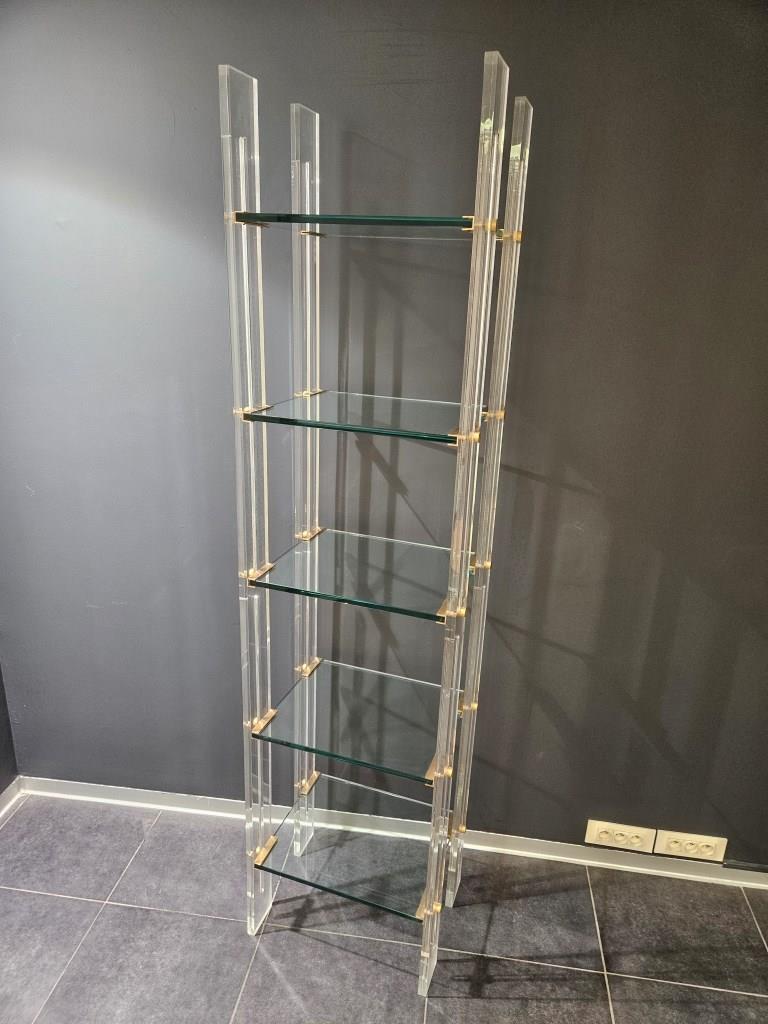 1 etagere verre plexi