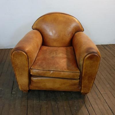 1 fauteuil club dossier rond 1