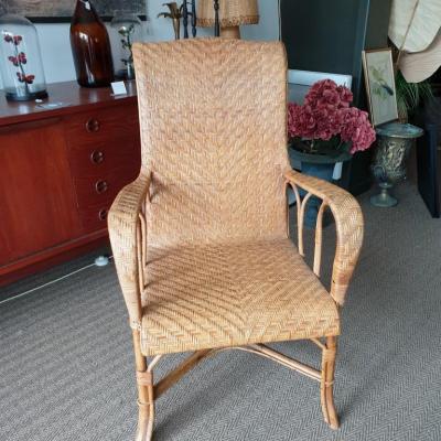 1 fauteuil en osier