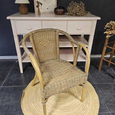 1 fauteuil en rotin 2