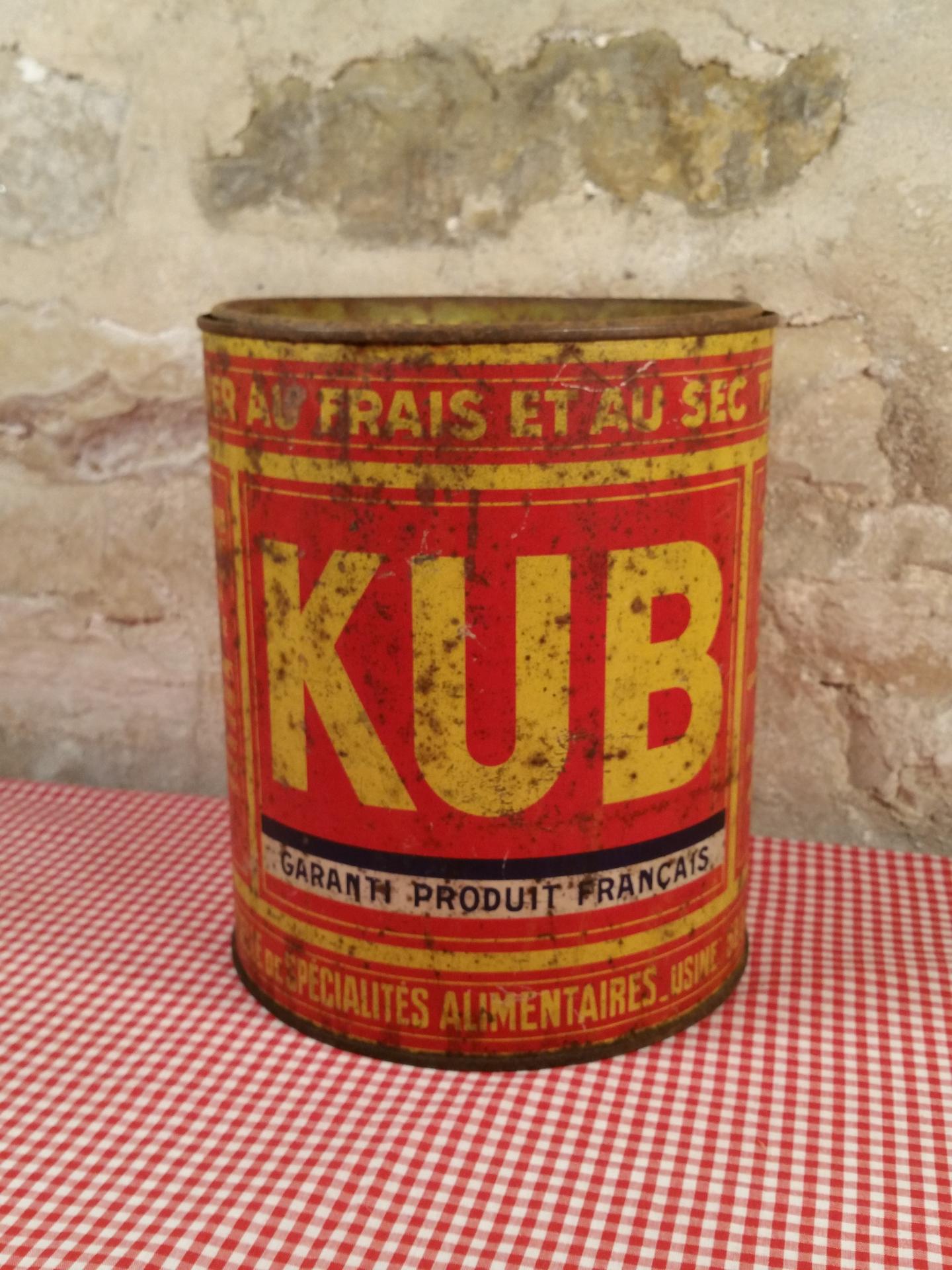 ancienne boite de bouillon KUB