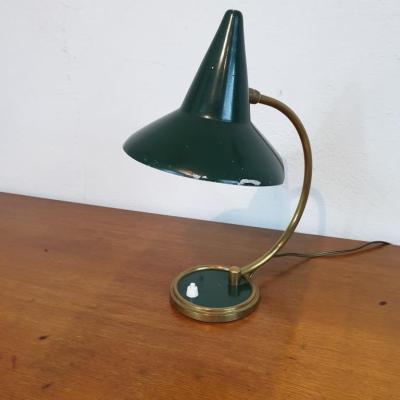 1 lampe bureau verte