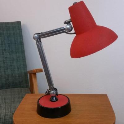 1 lampe de bureau chrome