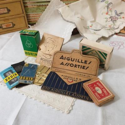 1 lot d aiguilles a coudre et epingles