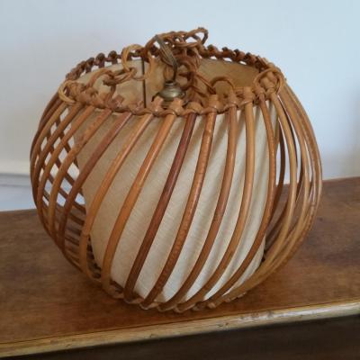 1 lustre en osier