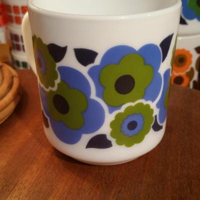 1 mug lotus blleu