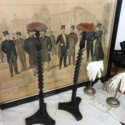 1 paire de grands porte chapeau