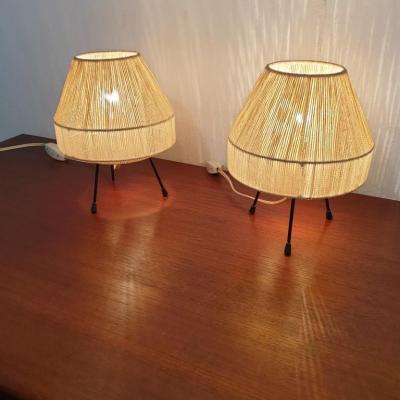 1 paire de lampes vintage scandinave fil