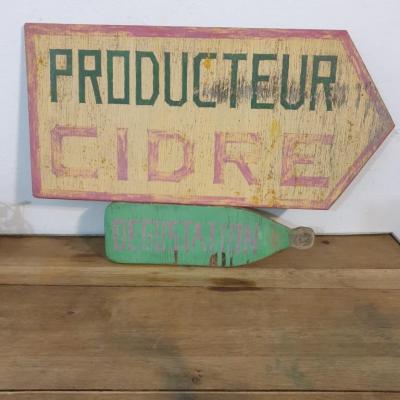 1 pancarte producteur cidre