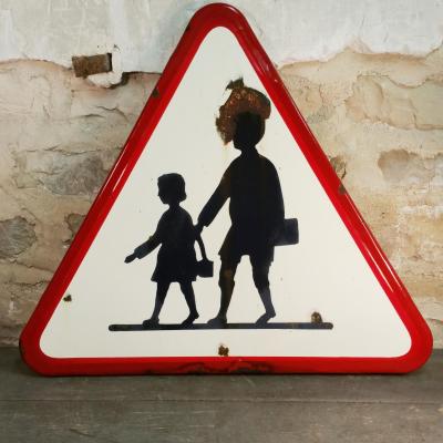 1 panneau signalisation attention ecole