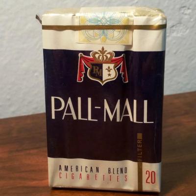 1 paquet de cigarettes pall mall