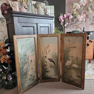 1 paravent echassiers