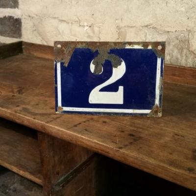 1 plaque de n de rue n 2