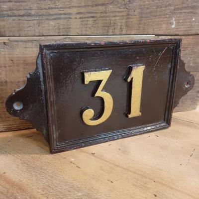 1 plaque de rue 31