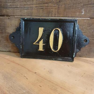 1 plaque de rue 40