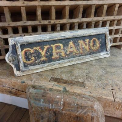 1 plaque ecurie cyrano