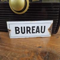 1 plaque emaillee bureau 2