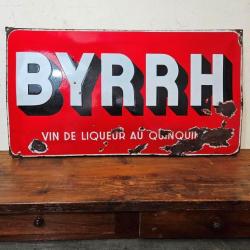 Plaque émaillée BYRRH