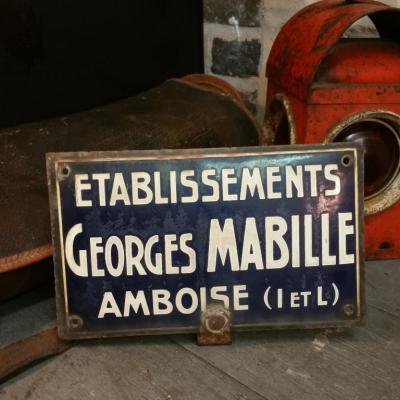 1 plaque emaillee constructeur