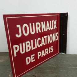 Plaque Journaux de PARIS