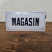 1 plaque emaillee magasin 1