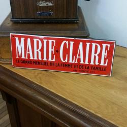 Plaque MARIE CLAIRE