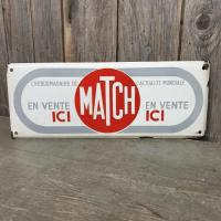 1 plaque emaillee paris match 1