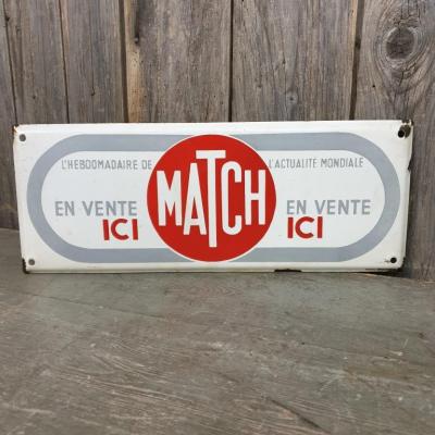 Plaque PARIS MATCH