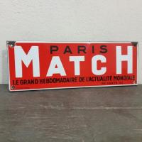 1 plaque emaillee paris match 2