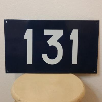 1 plaque emaillee sncf n 131