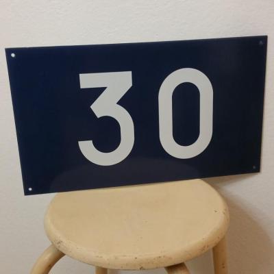 1 plaque emaillee sncf n 30